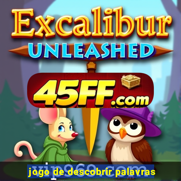 jogo de descobrir palavras